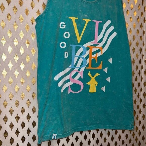 Dutch Bros tank top vibes teal men’s size M - Picture 2 of 4